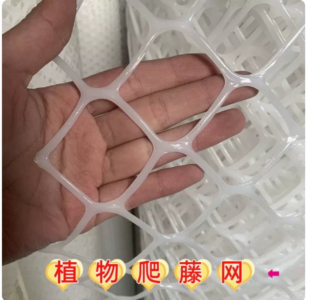 月季花墙架网格植物爬藤架爬藤网种植网攀爬架网大孔塑料网牵引网